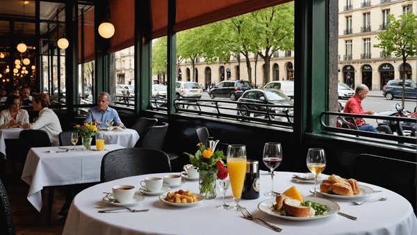 Brunch d'exception au bistro parisien en bord de seine