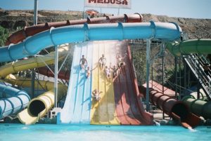 toboggan aquatique dans un camping à Arcachon